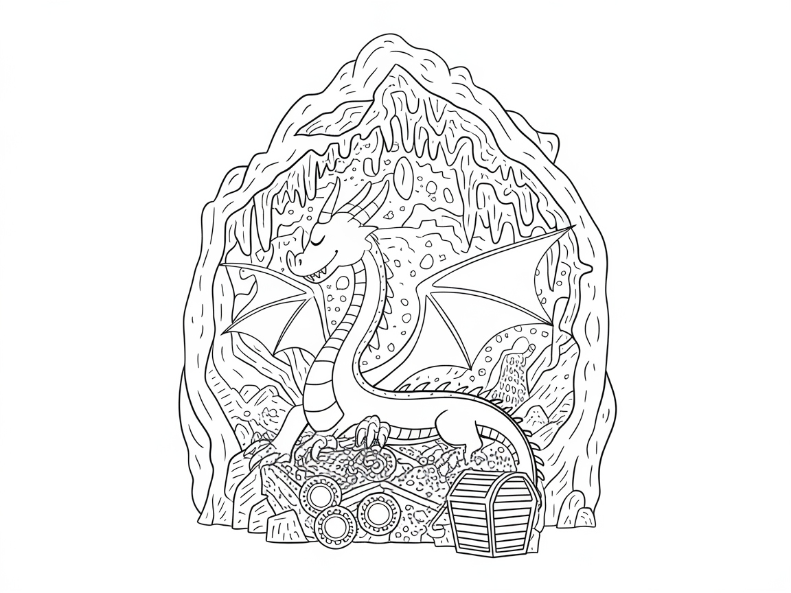 Guard the Treasure with This Cave Dragon