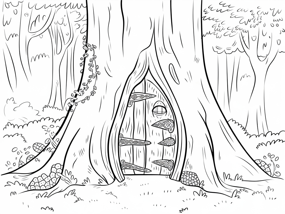 Mystical Tree Doorway Awaits Your Imagination