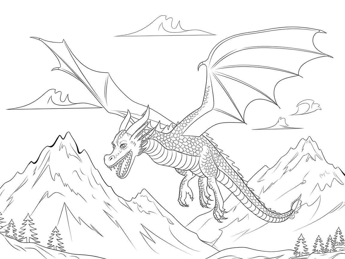 Majestic Mountain Dragon Adventure Awaits