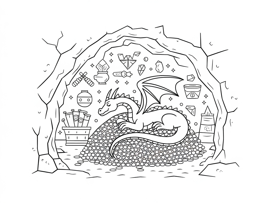 Guarding the Treasure: Dragon