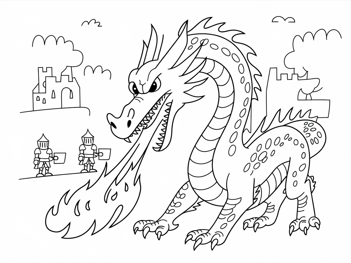 Daring Knights and Fiery Dragon Standoff