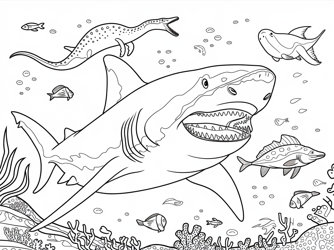 Dive Into the Prehistoric Seas With Fierce Marine Life