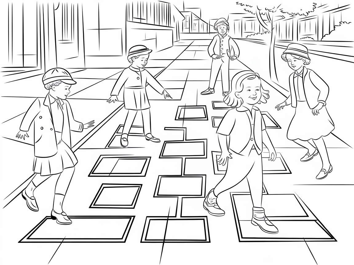 Hop Along with These 1920s Kids at Play