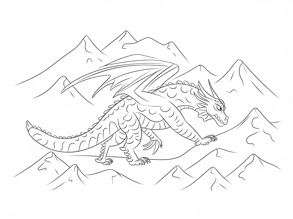 Majestic Mountain Dragon: Scale the Peaks