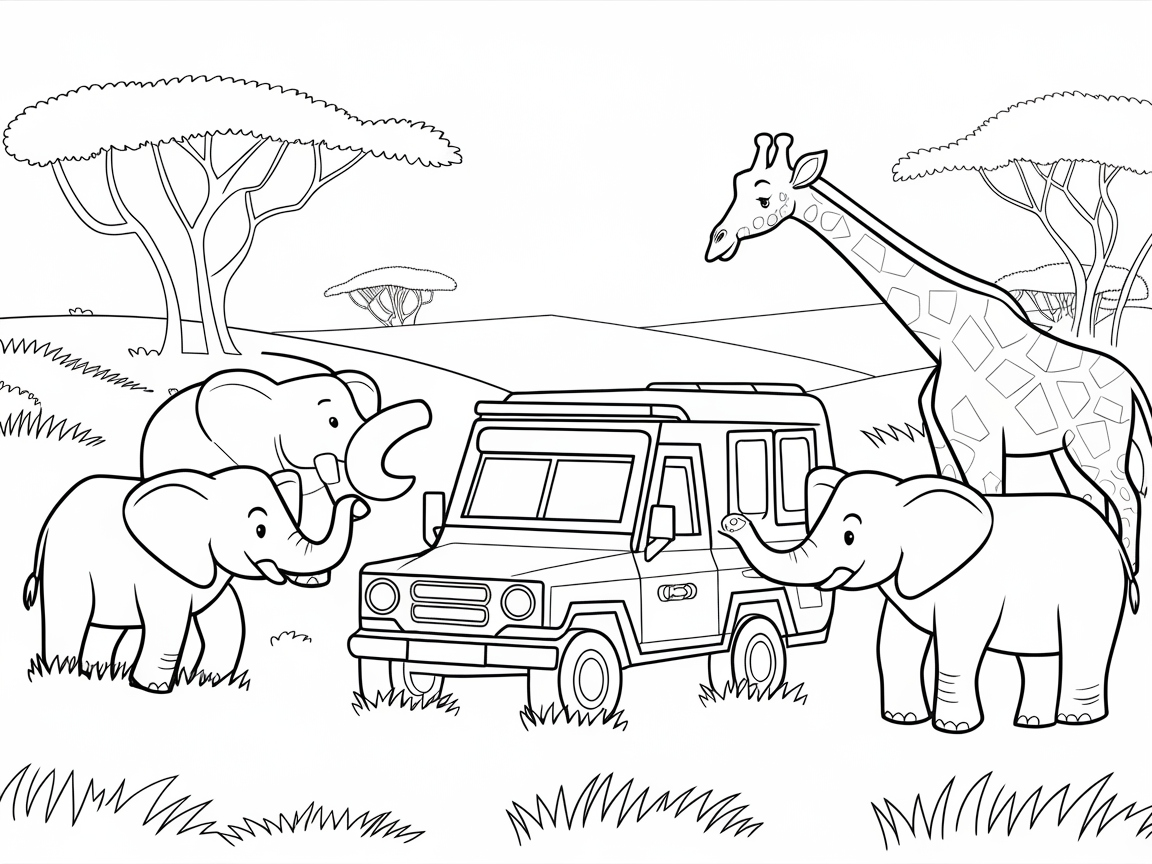 Join a Safari Adventure with These Playful Animals