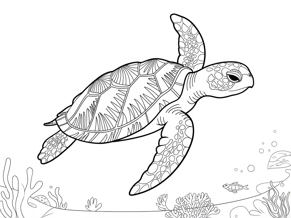 Get Creative with This Sea Turtle Seascape