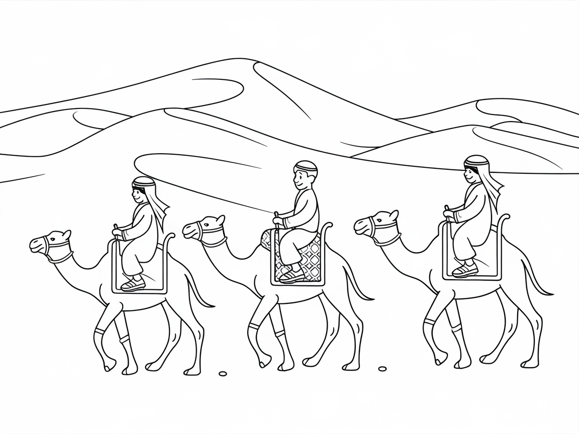 Trek Through the Desert with This Camel Caravan