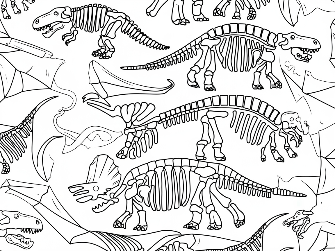 Unearth Fossil Fun With Dinosaur Skeletons