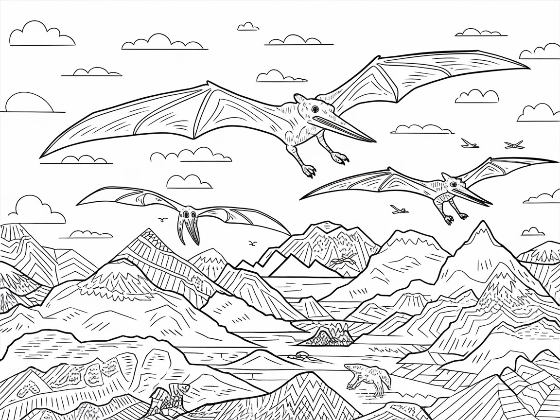 Soar Through Prehistoric Skies With Pterodactyl Majesty