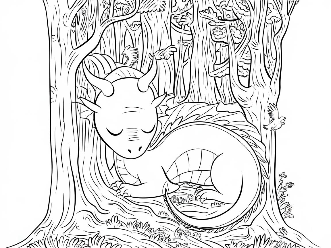 Meet the Sleeping Forest Dragon