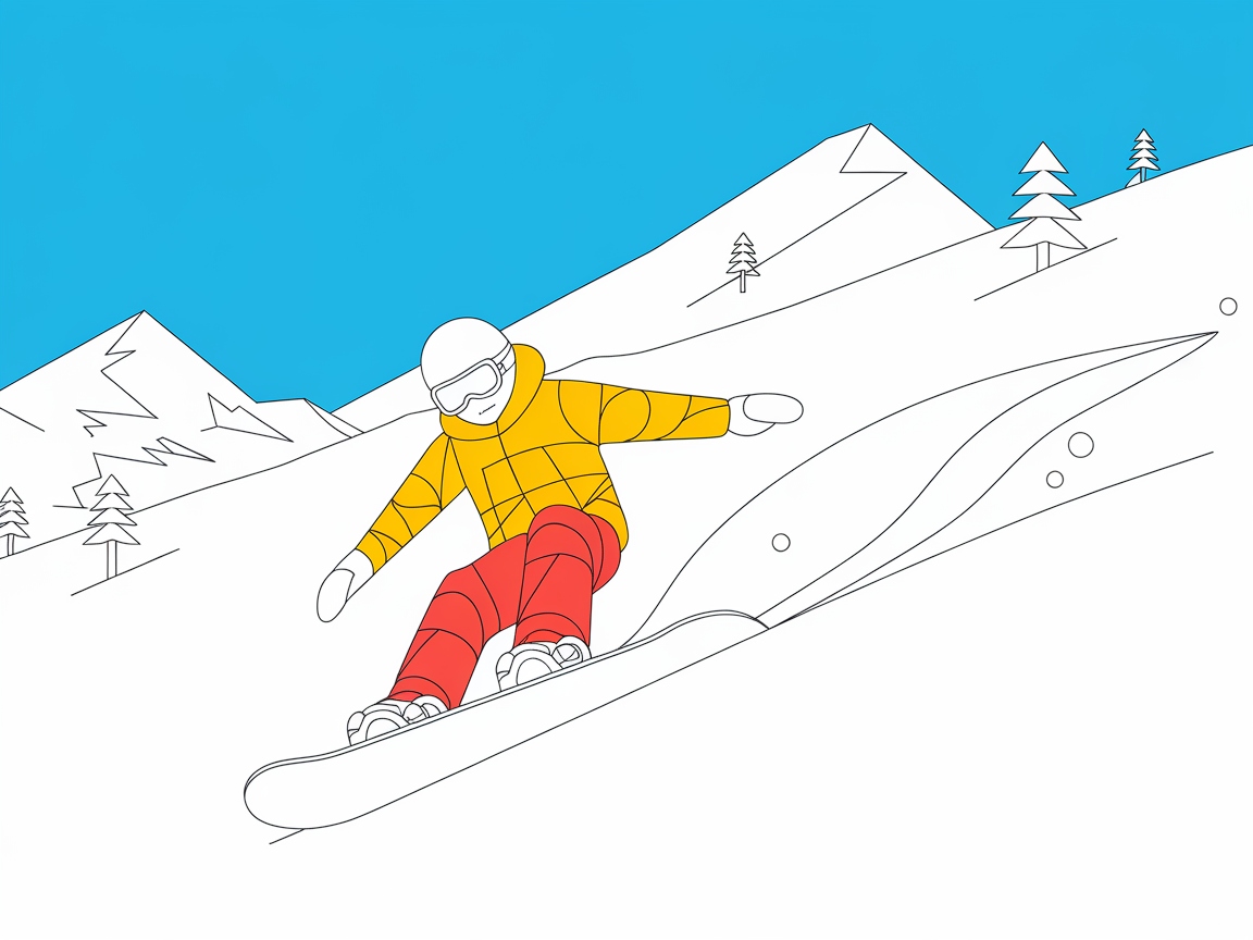 Hit the Slopes with This Exciting Snowboarding Scene
