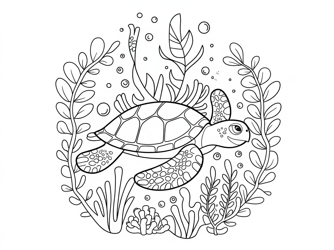 Dive into this Delightful Sea Turtle Oasis