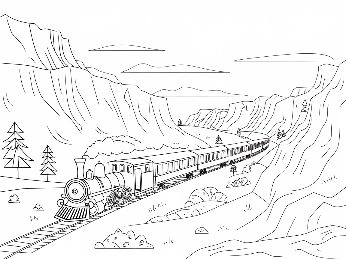 Embark on a Scenic Train Journey Through Stunning Landscapes