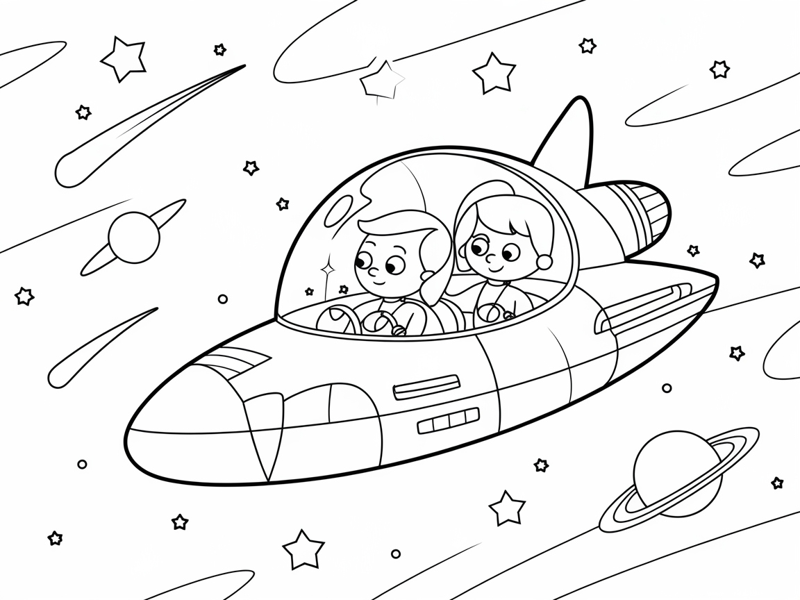 Blast Off on a Galactic Journey with These Young Explorers