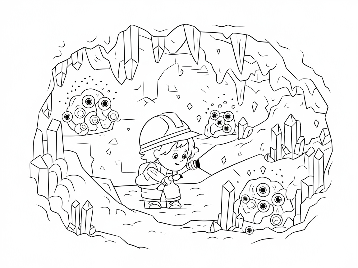 Discover Hidden Treasures in a Crystal Cave