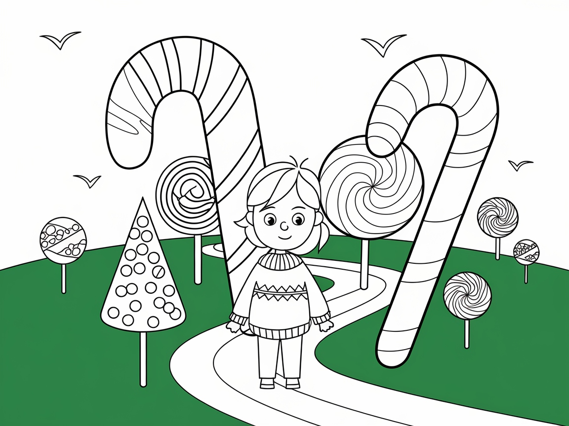 Wander Through a Sweet Candy Wonderland