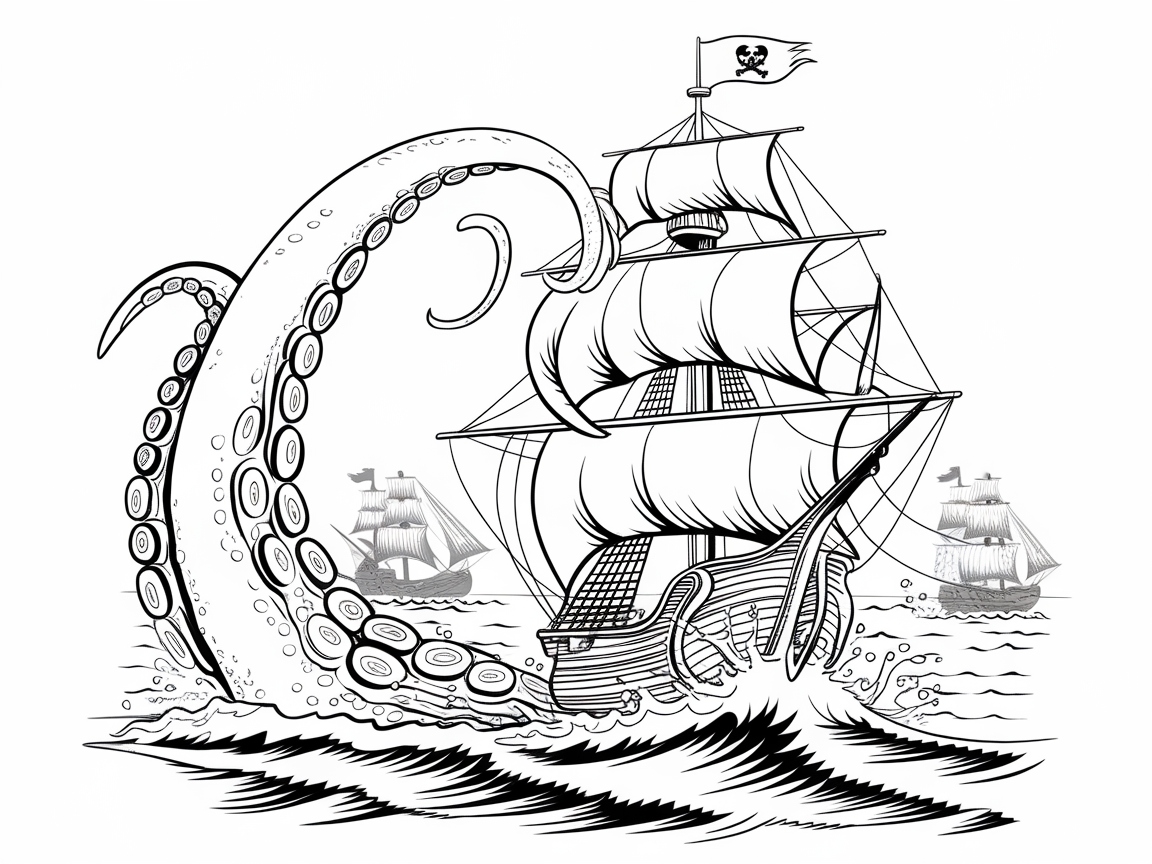 Battle the Sea Monster on This Adventure-Packed Page