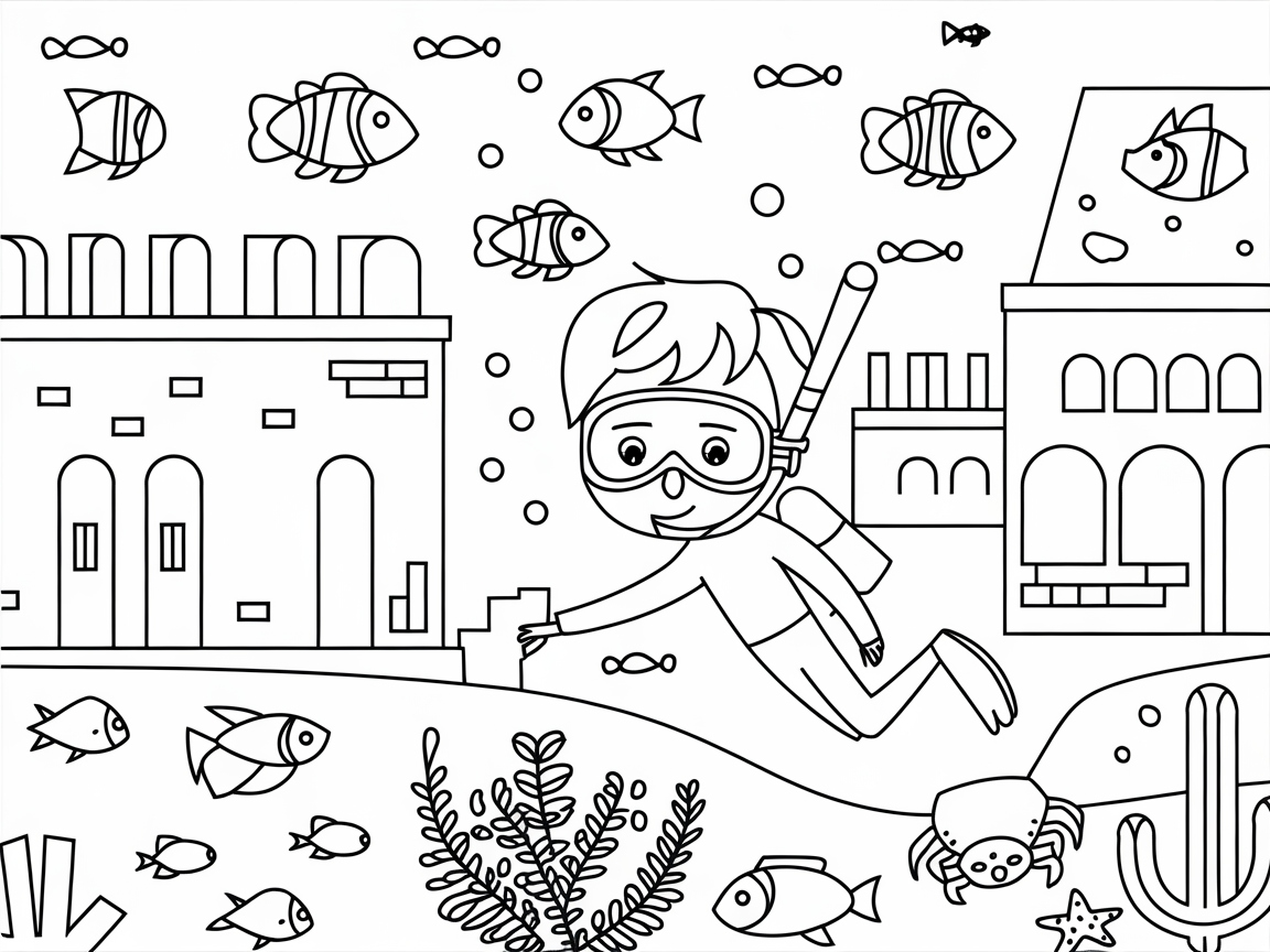 Dive into an Underwater City Adventure