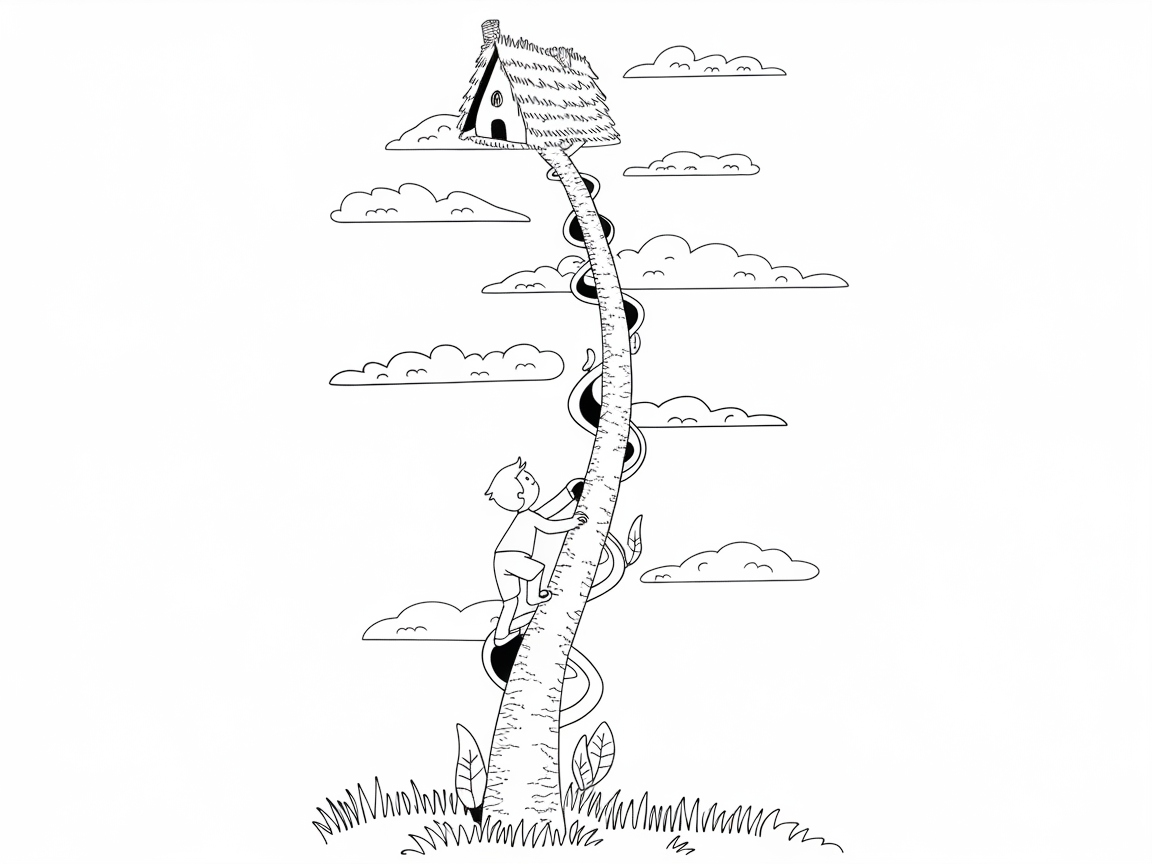 Climb into a Storybook World with a Towering Beanstalk
