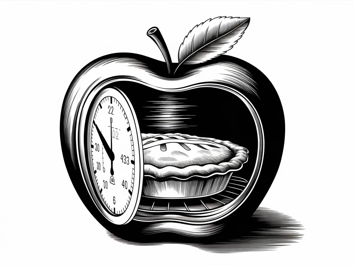 Time for Pie in an Apple Oven