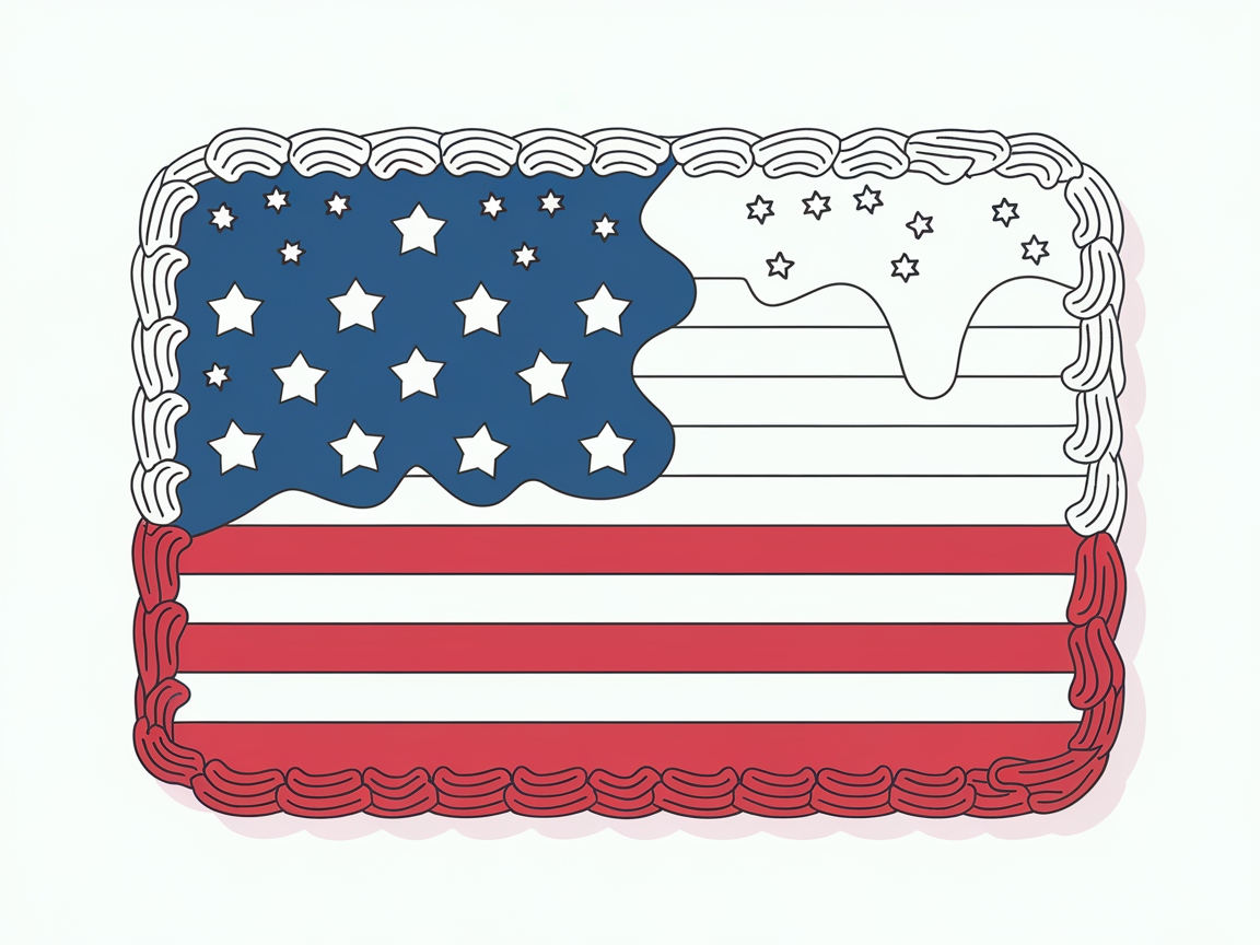 Sweeten Your Celebrations with This Patriotic Cake Design