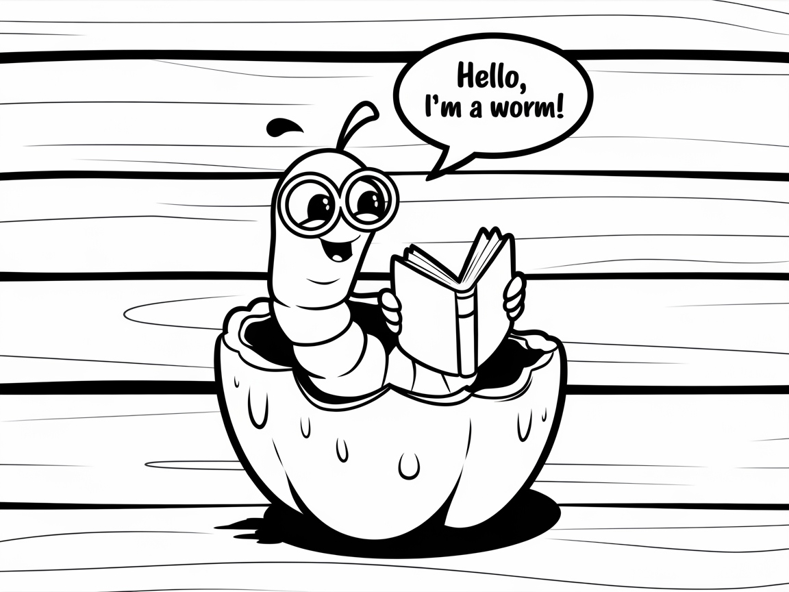 Color This Bookworm
