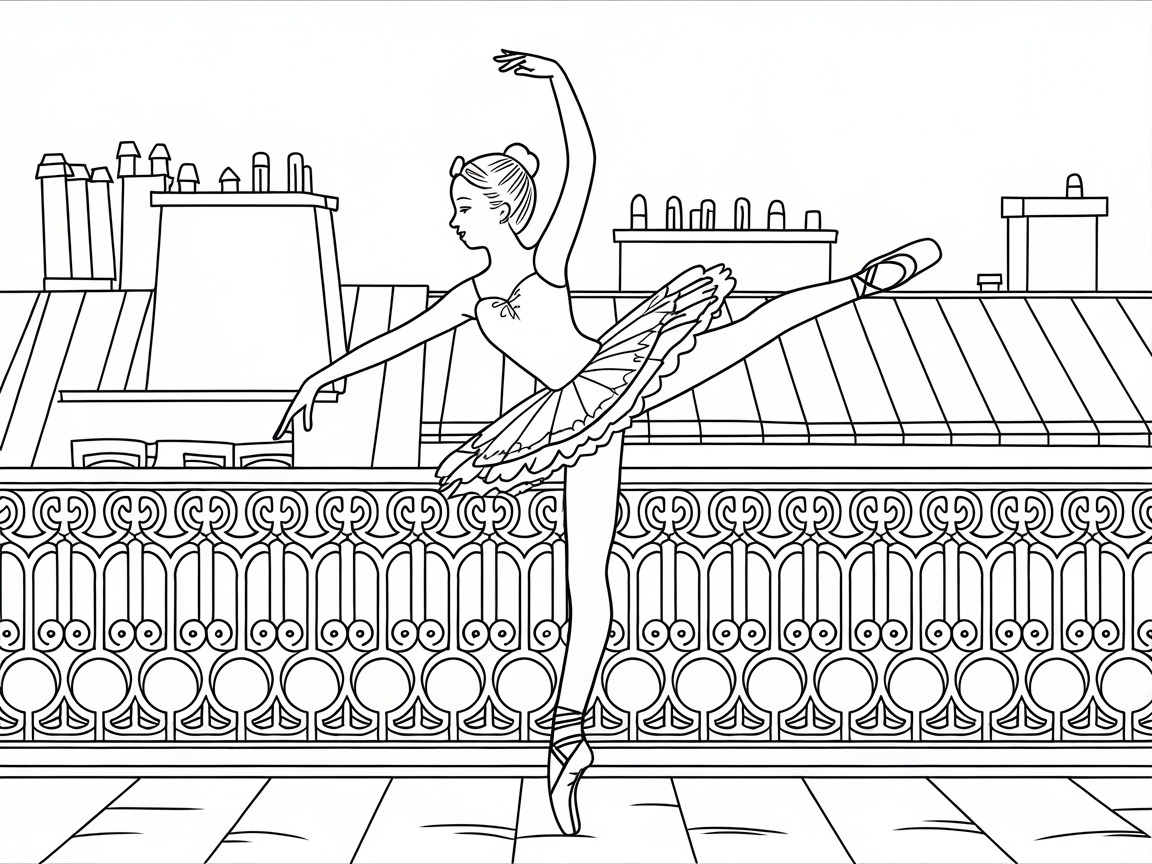Pirouette on the Rooftops With This Parisian Ballerina