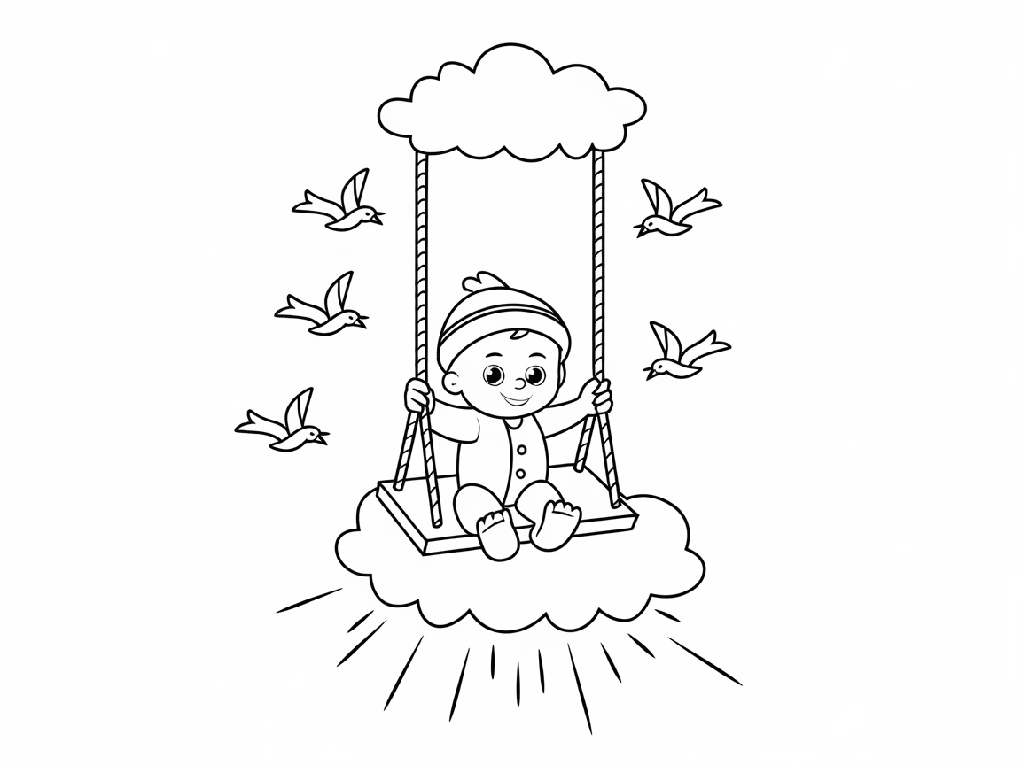 Cloud Swing Adventure: Baby