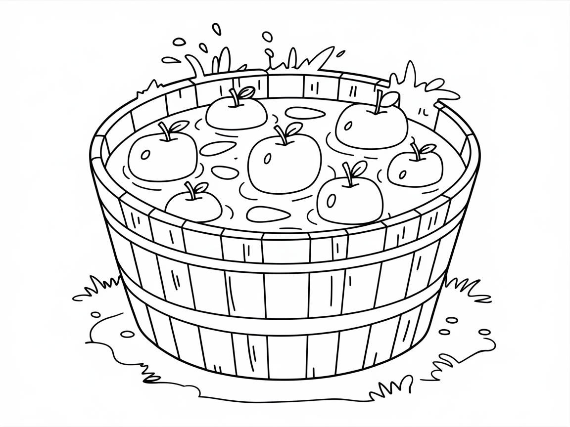 Bobbing for Apples: A Splash of Color Fun