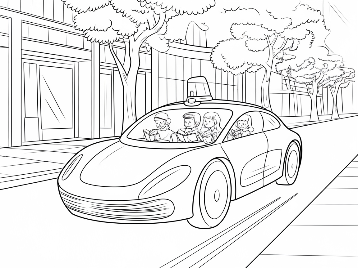 Hop Into a Colorful Futuristic Ride