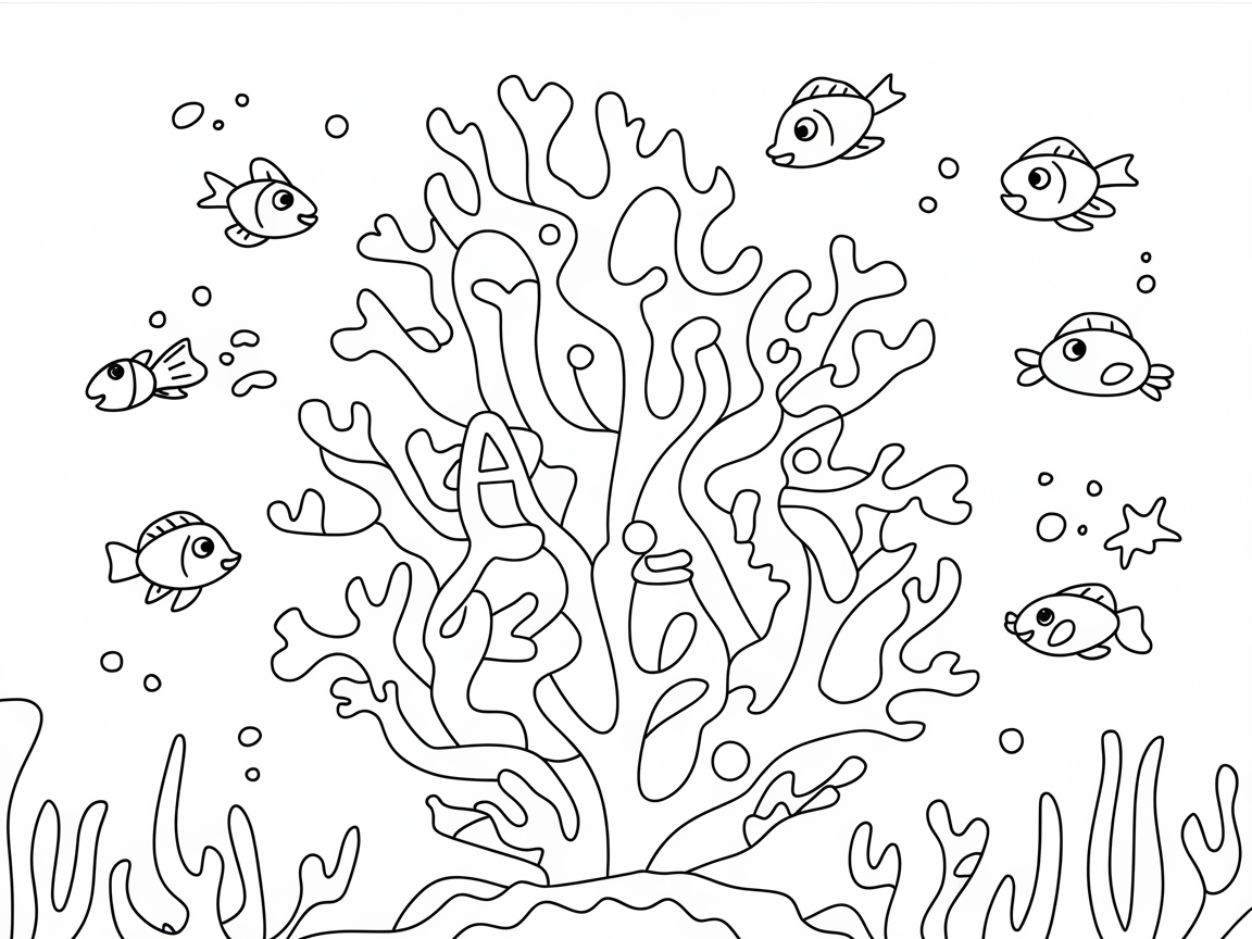 Aquatic Adventure with the Letter A