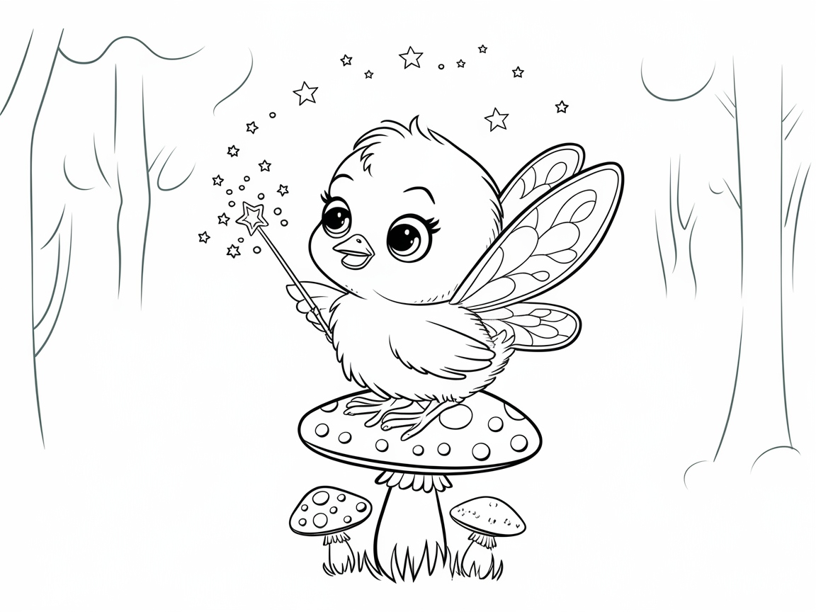 Magical Forest Fairy Chick