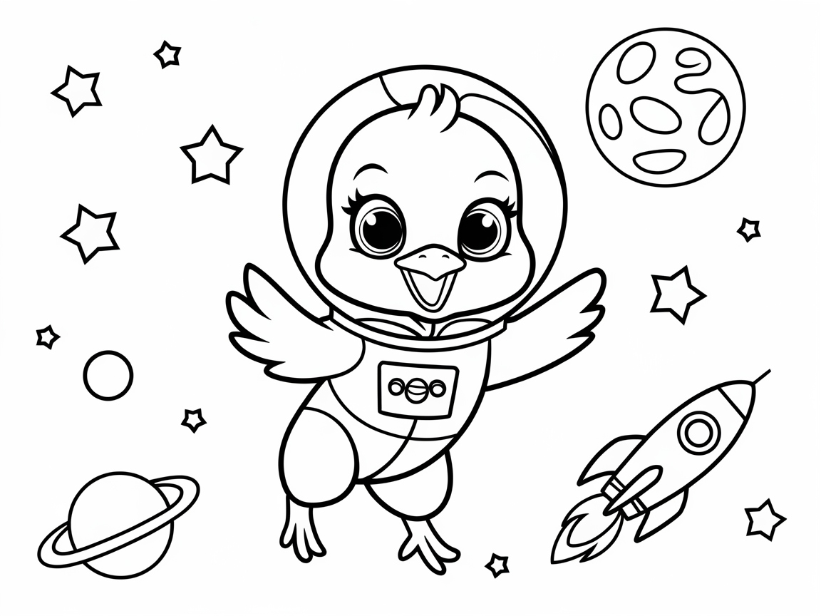 Explore the Stars with Astronaut Chick