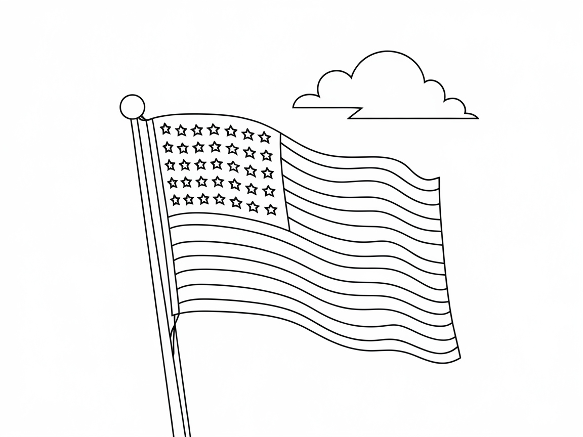 Wave Your Colors on This Flag Page