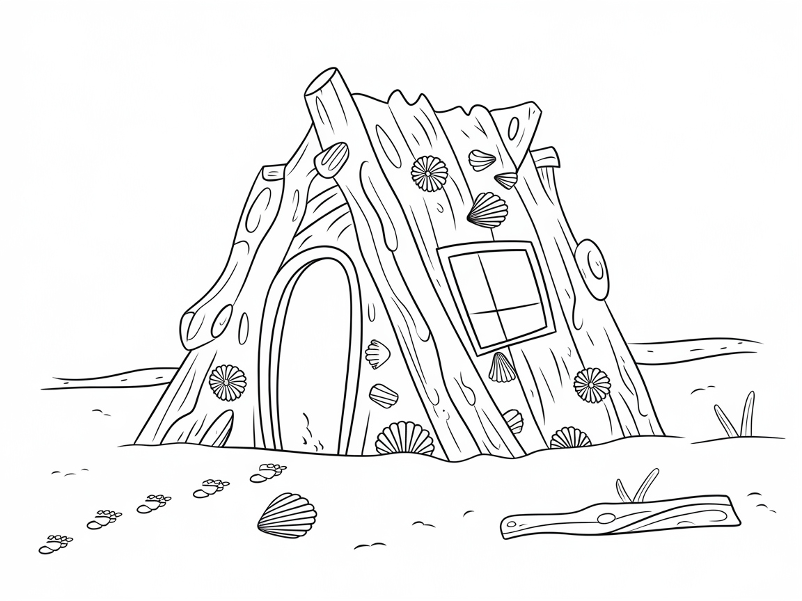 Create a Cozy Beach Driftwood Hut