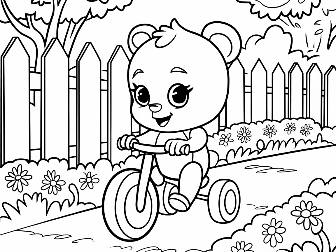 Ride Along with This Tricycle Bear Adventure