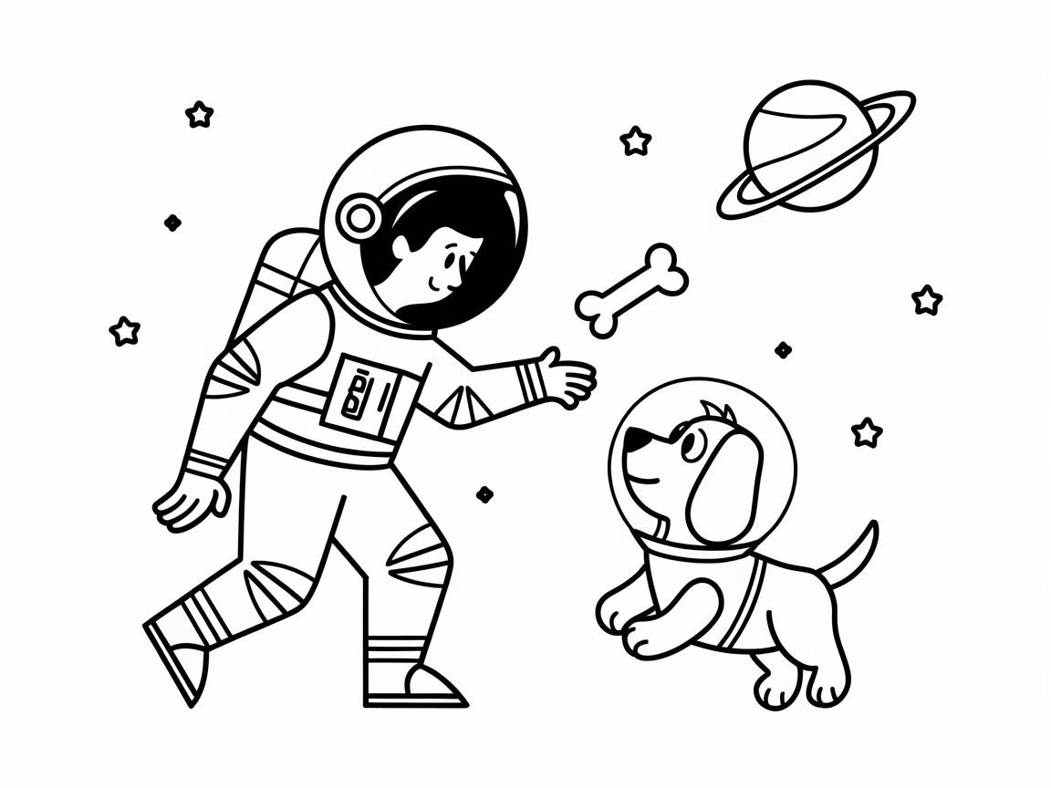 Space Adventure With a Canine Comrade