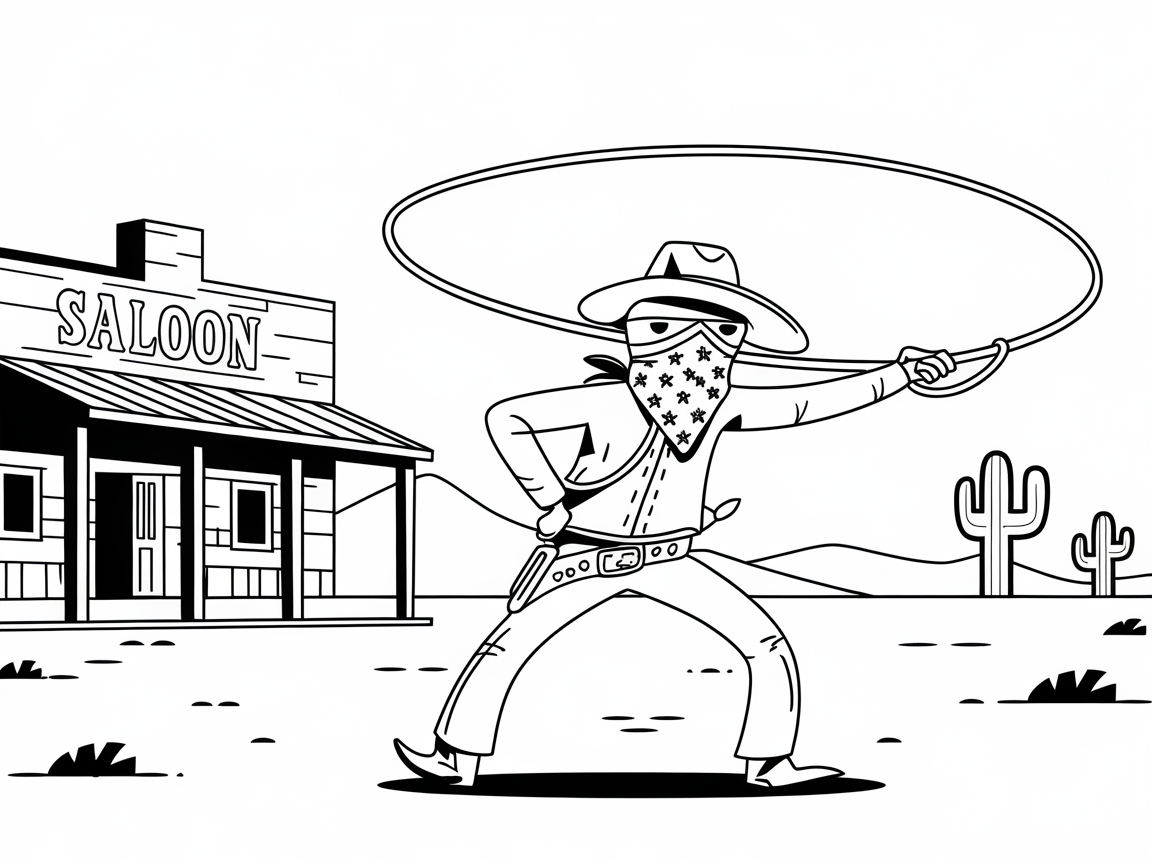 Saddle Up for This Wild West Bandit Scene