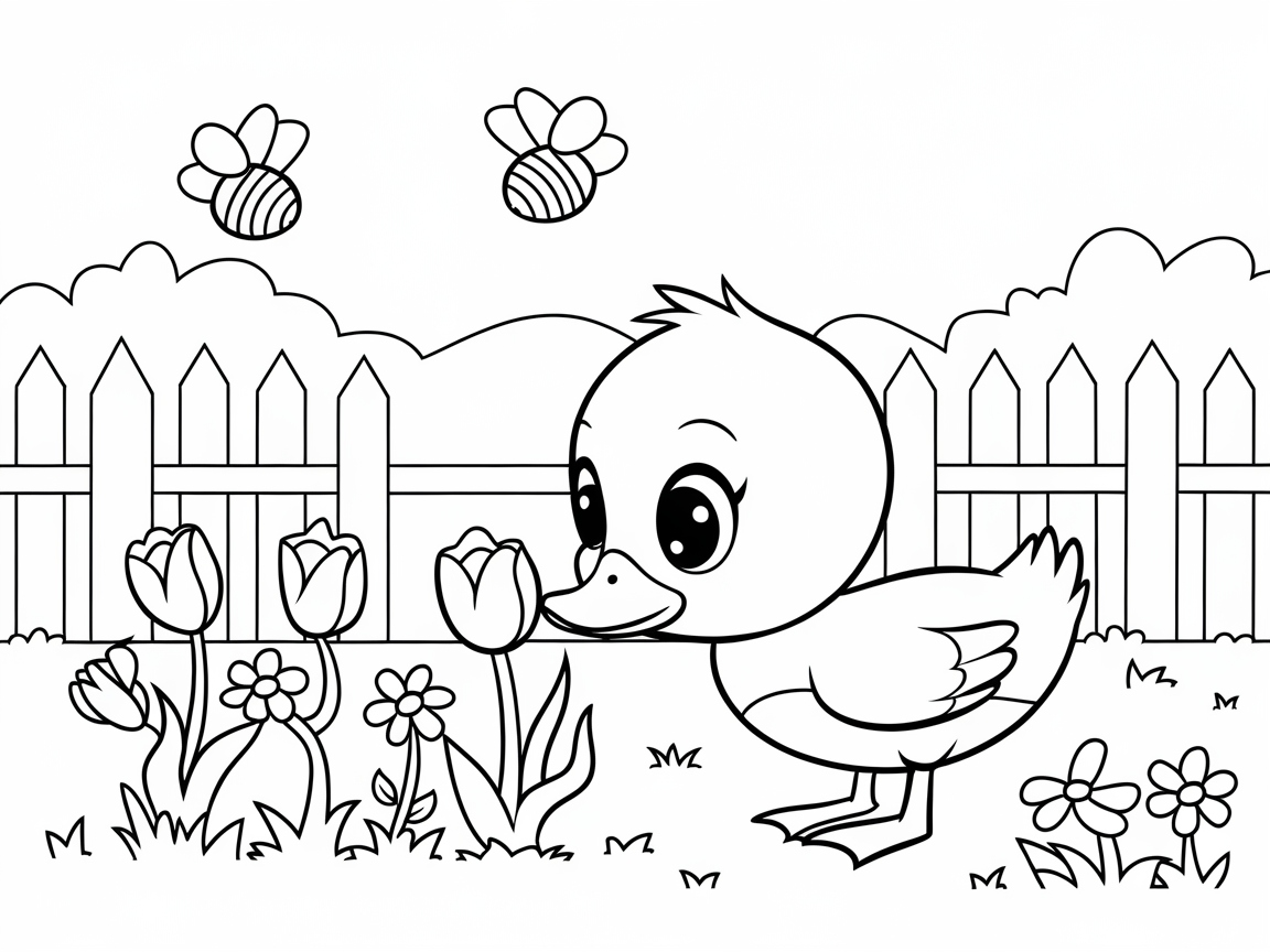 Floral Fun with This Garden Duckling