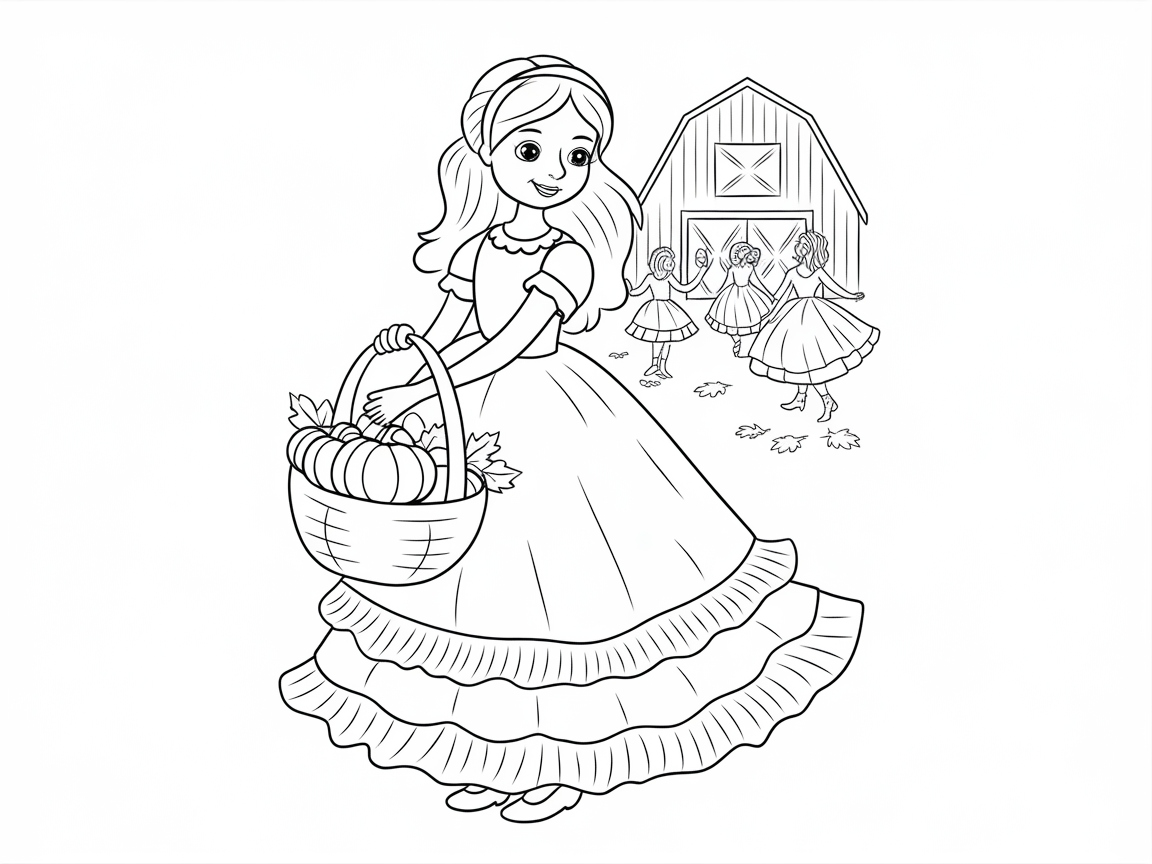 Country Charm with an Autumn Princess