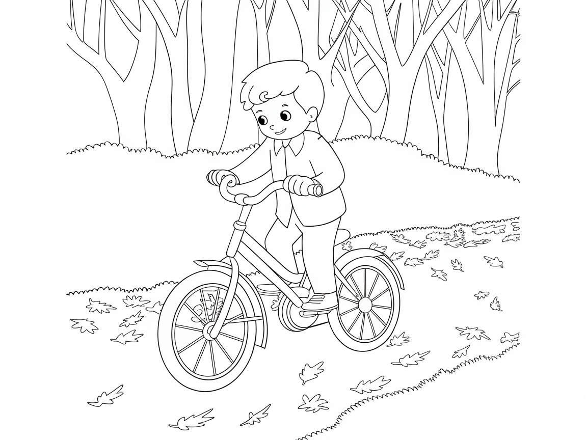 Bike Adventure Through Autumn Splendor