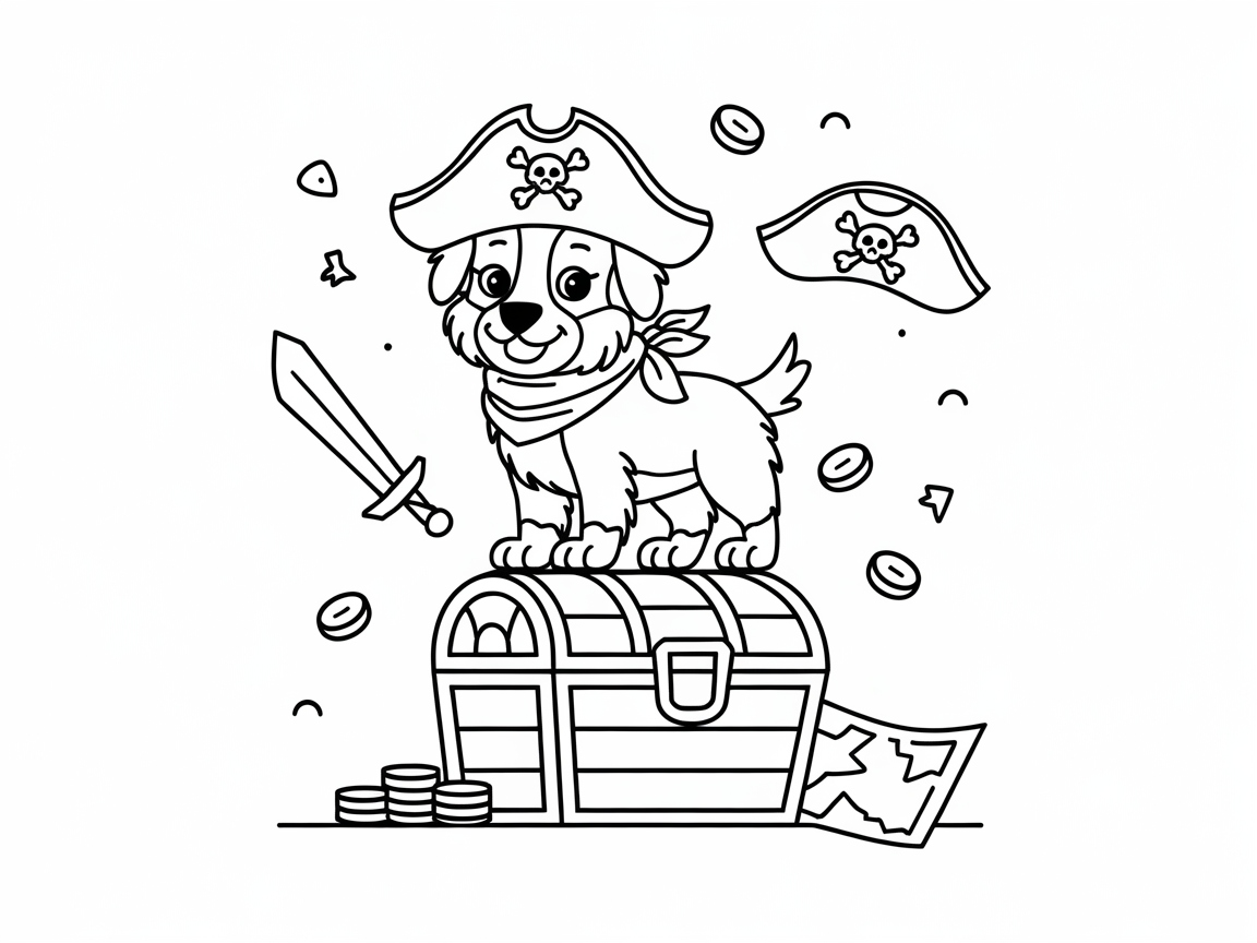 Embark on a Treasure Hunt with This Pirate Pup