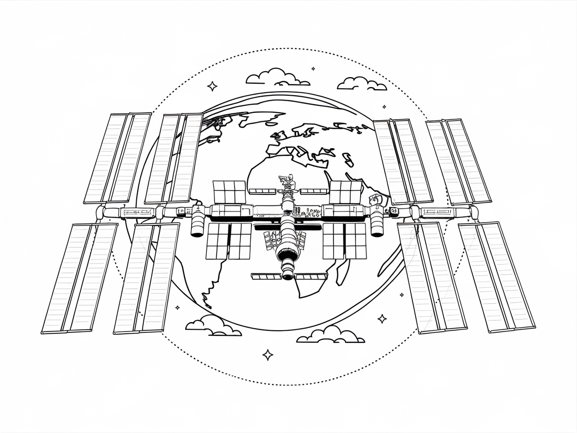 Embark on a Space Adventure with This International Space Station Page