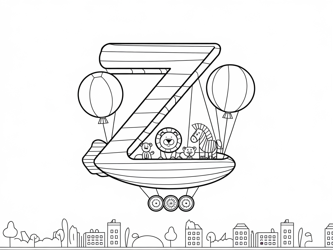 Zooming with Zebras in the Letter Z Adventure