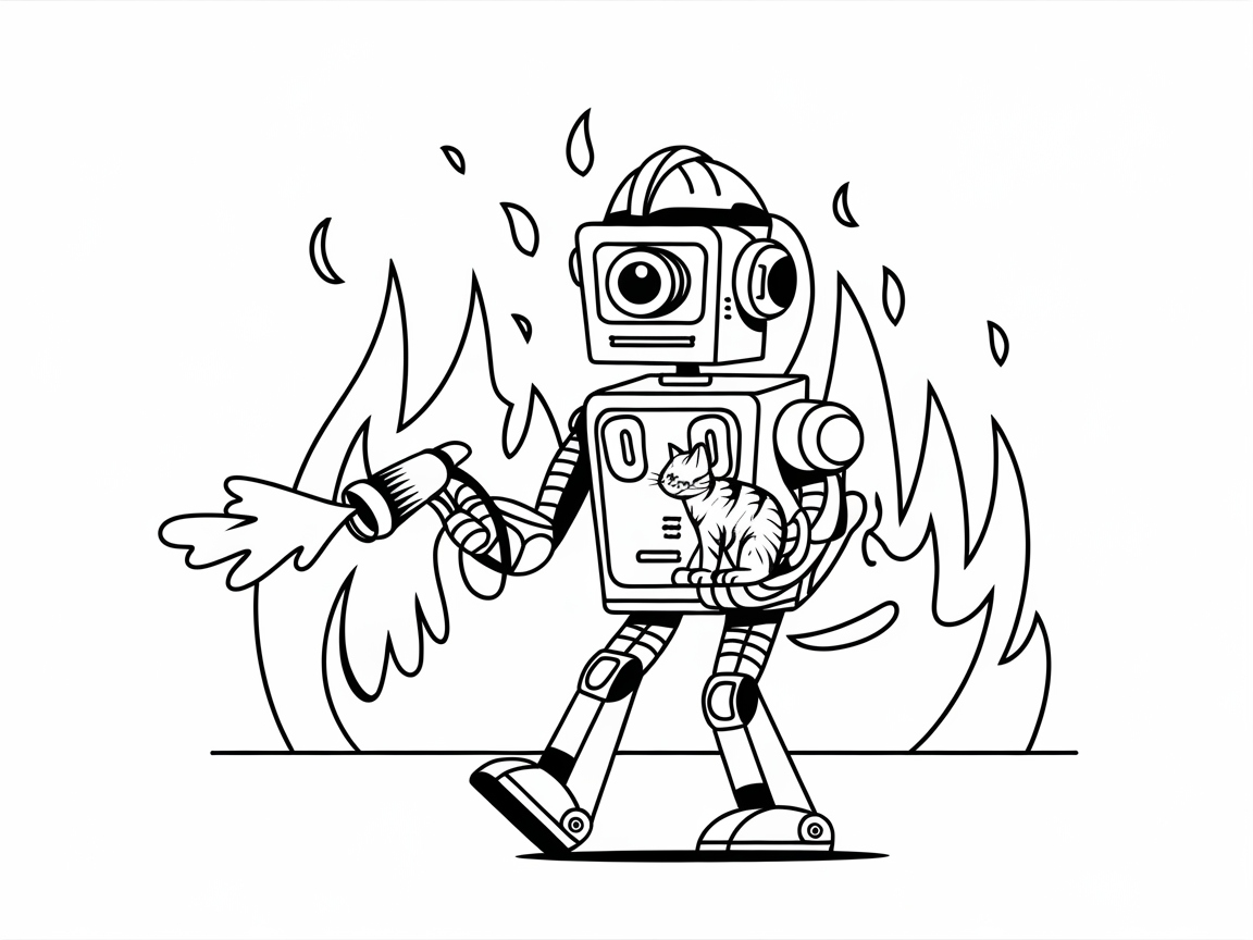 Join Forces With This Firefighter Robot Page