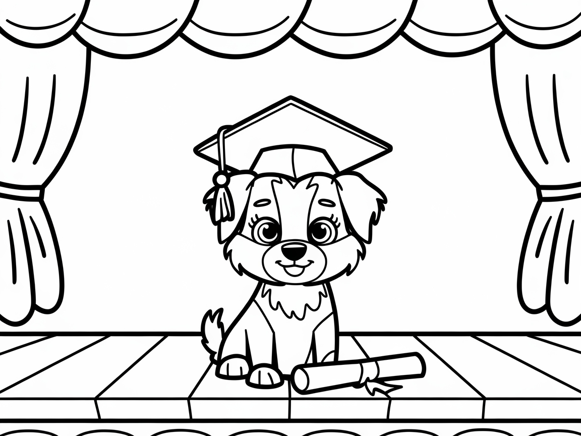 Celebrate Graduation Day with This Academic Aussie Puppy