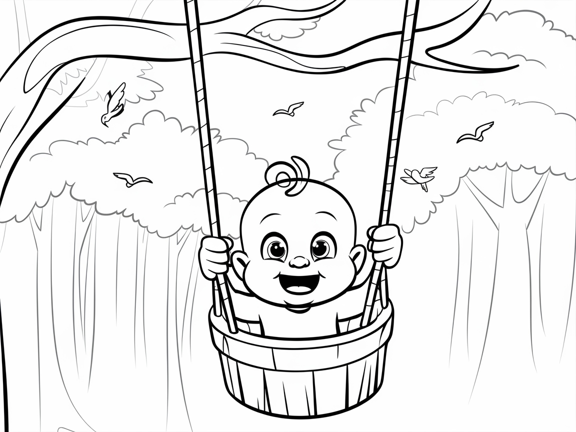 Swinging Smiles: Baby