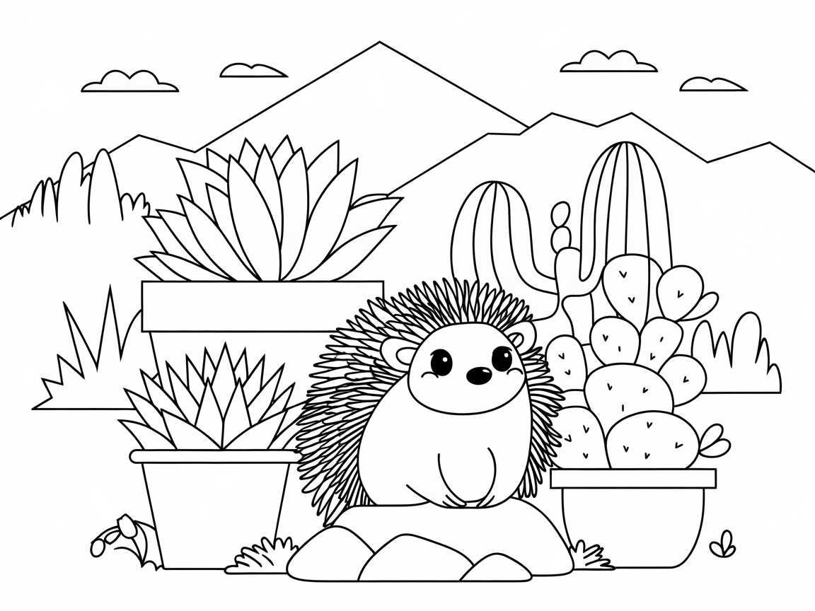 Cacti and Creatures: Meet the Desert Hedgehog