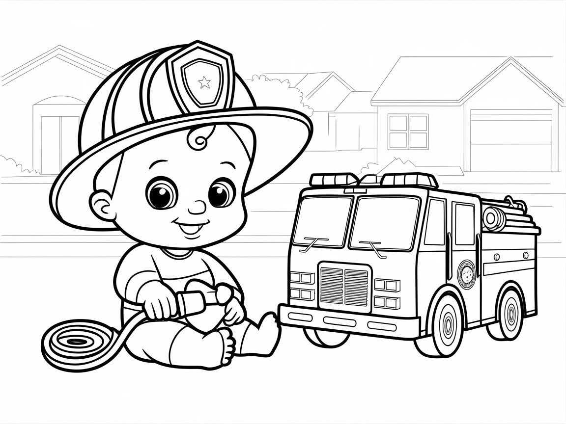 Firefighter Fun: Baby