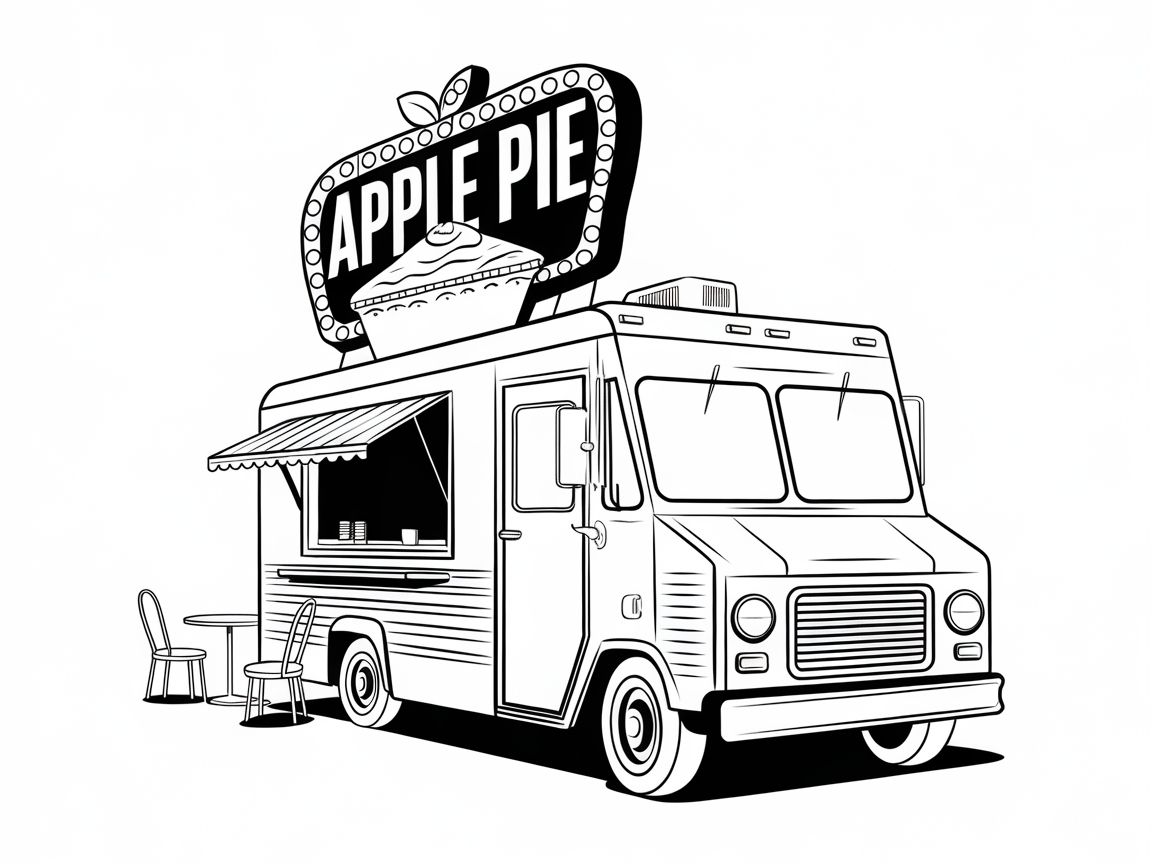 All Aboard the Apple Pie Food Truck